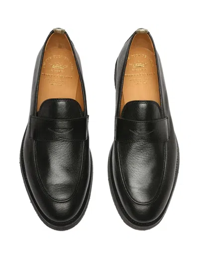 经典皮质乐福鞋