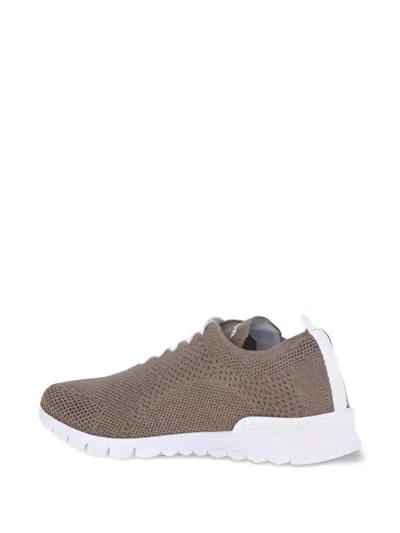 Kiton Cotton Mesh Sneakers Reinforced Toe In Neutral