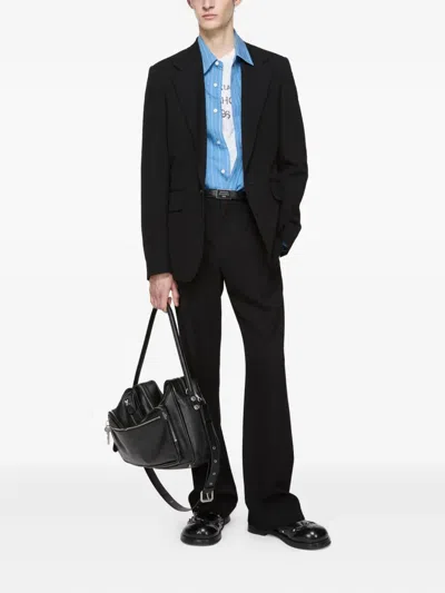 纽扣细节单排扣西装夹克