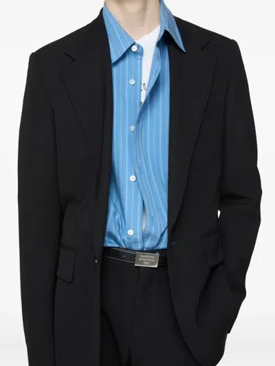 纽扣细节单排扣西装夹克