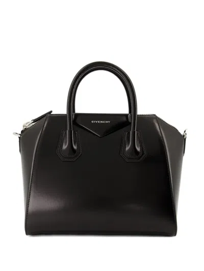 Givenchy Borsa A Mano Antigona Piccola In Pelle Cioccolato  Donna In Black