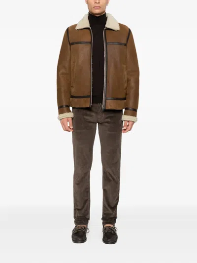 Jacob Cohen Corduroy Trousers In Brown