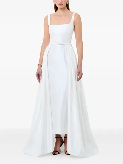 ISALINE 束腰层搭中长连衣裙