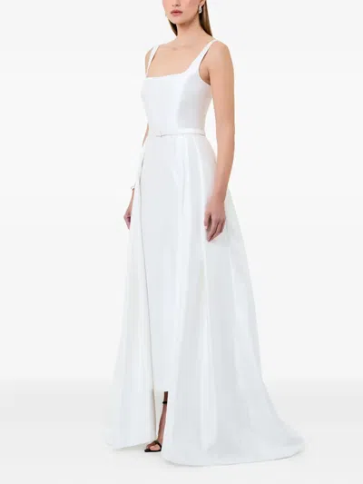 ISALINE 束腰层搭中长连衣裙