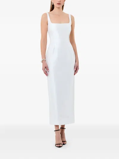 ISALINE 束腰层搭中长连衣裙