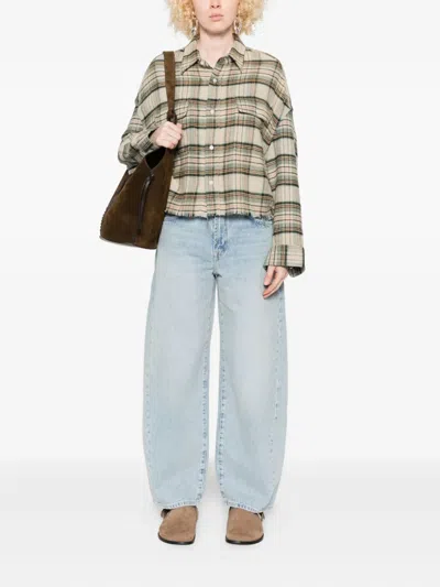 7 For All Mankind Bonnie High-waisted Twisted Jeans Clothing In Blue