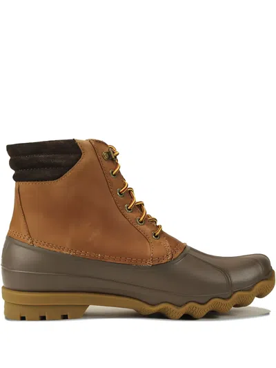 Sperry Avenue Duck Boot "grey/beige" Boots In Brown