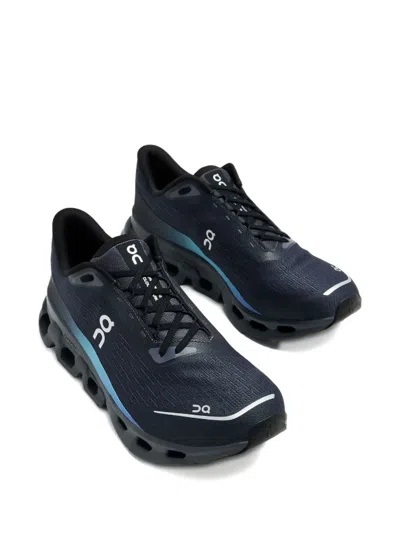 On Cloudspark "black/blueberry" Sneakers In Blue