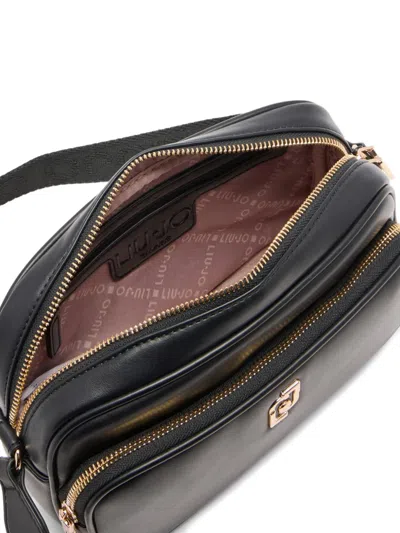 Liu •jo Versatile Shoulder Bag Zipped Pocket In Black