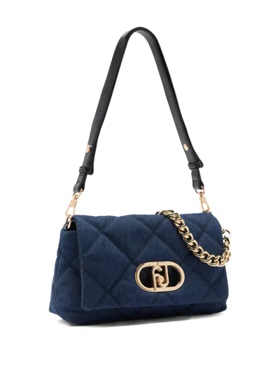 Liu •jo Crossbody Bag Chain Strap In Blue