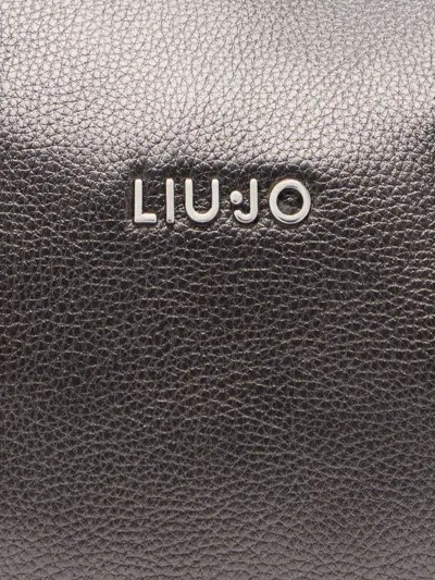 Liu •jo Small Bag With Charm In Gray