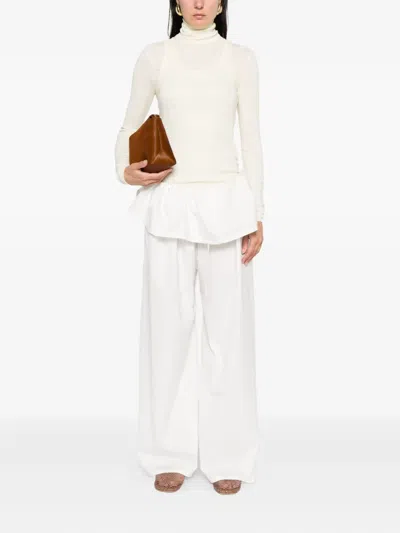 Rohe Roll-neck Sweater In White
