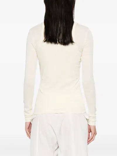 Rohe Roll-neck Sweater In White