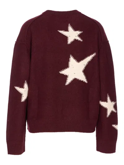 Zadig & Voltaire Cashmere Sweater With Stars In Red