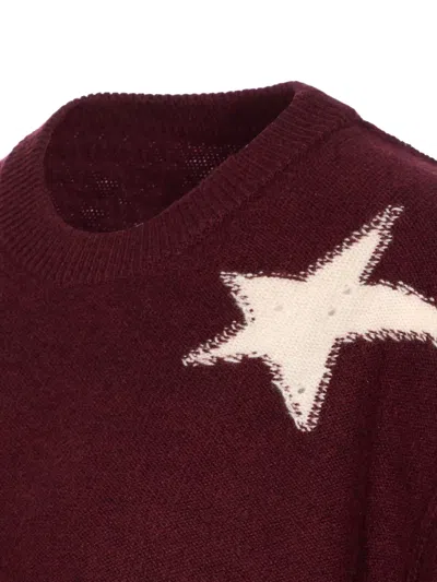 Zadig & Voltaire Cashmere Sweater With Stars In Red