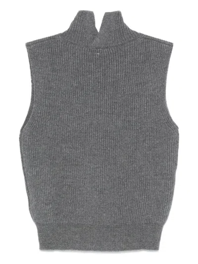 Dondup Turtle-neck Sweater In Gray