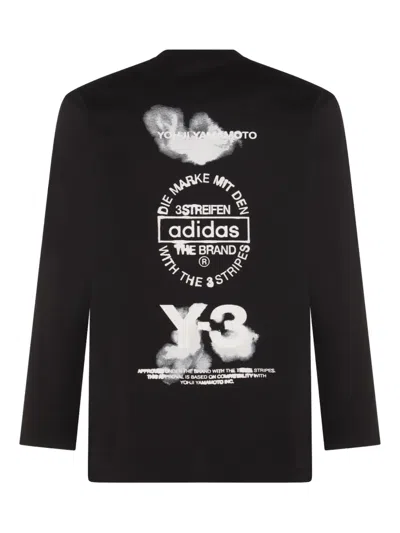 Y-3 Y 3 Long Sleeve T Shirt In Black