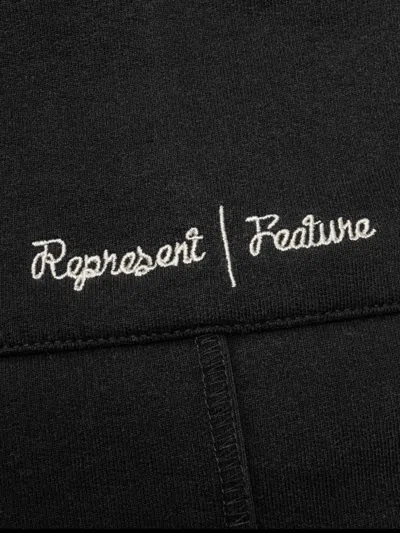 Represent Embroidered Sweatpants In Black