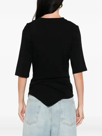 Rohe Draped T-shirt In Blue