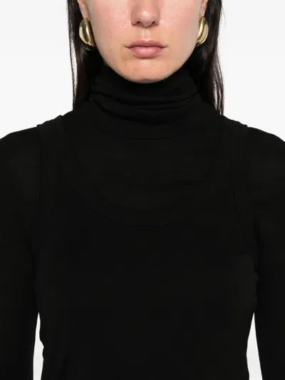 Rohe Roll-neck Sweater In Black
