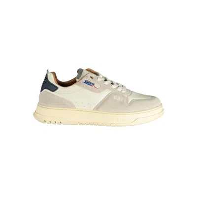 Blauer White Polyethylene Men Sneaker In Neutral