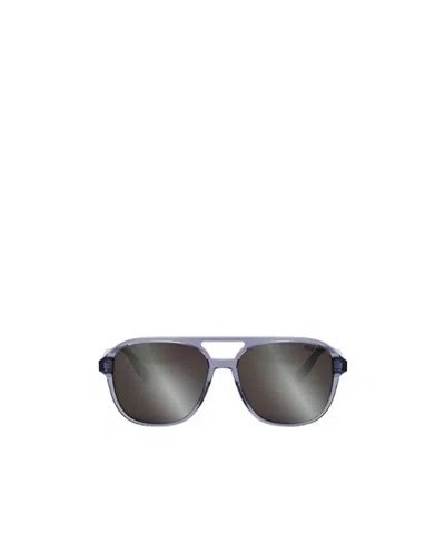 Dior Geometric Sunglasses In Black