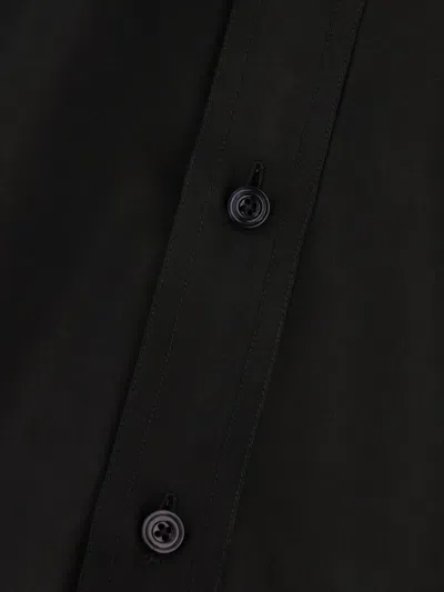 Tom Ford Silk Shirt With Button-down Collar And Chest Pockets In Black