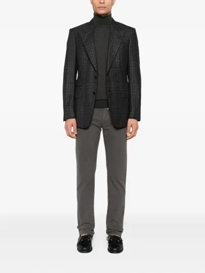 Fedeli Turtleneck Sweater In Gray