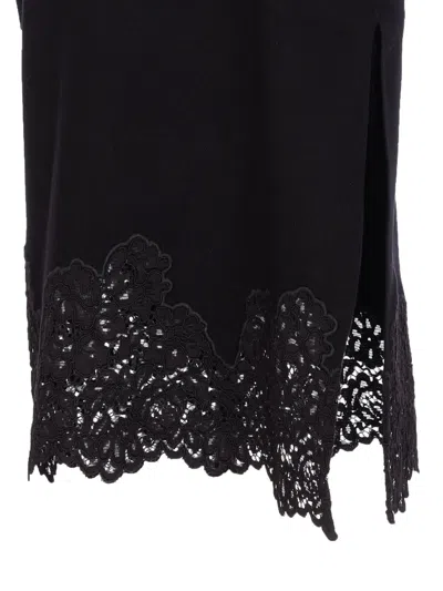 Twinset Falda Semilarga - Negro In Black