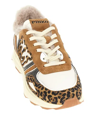 Pinko 'zoe' Sneakers In Brown