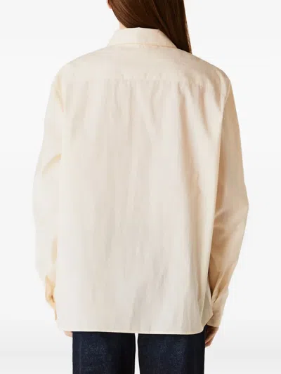 Khaite Argo Button-down Shirt In Neutral