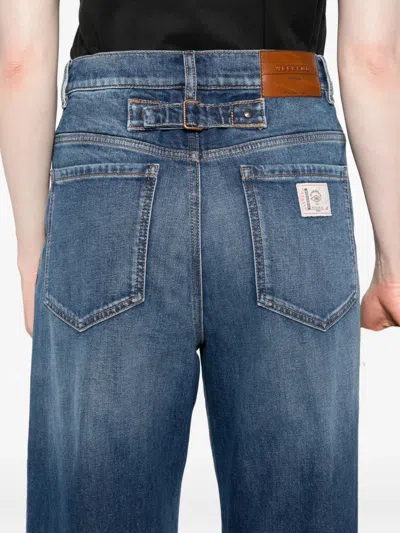 Weekend Max Mara Pleated-front Jeans In Blue