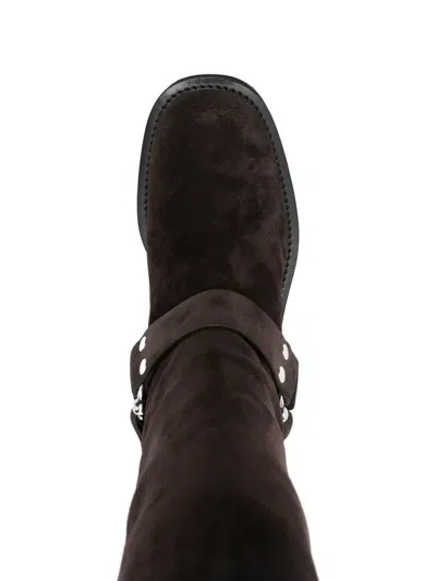 3juin Leather Boots In Brown