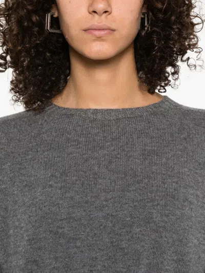 Twinset Twin-set Soft Wool Blend Sweater In Gray