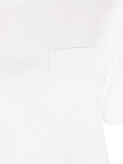 Sacai White Cotton T-shirt In White