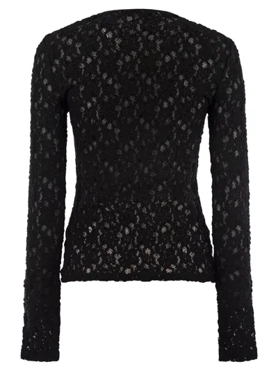 Max Mara Studio Sweaters In Black