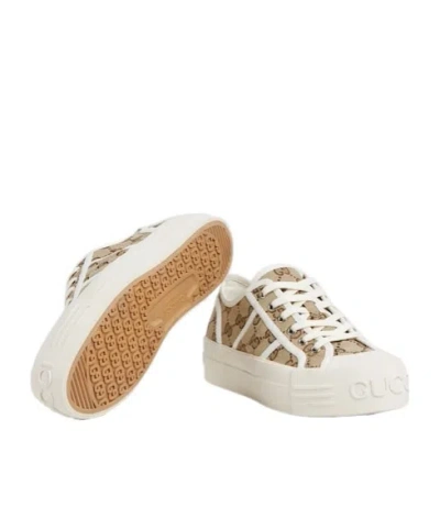 Gucci Chunky Gg Canvas Sneaker In Neutral