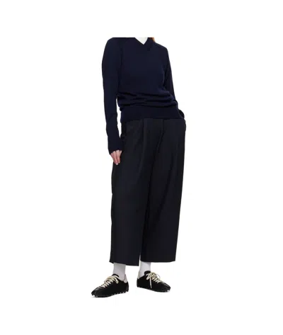 Studio Nicholson Dordoni Trousers In Black