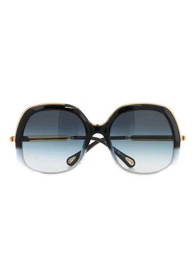 Chloé Leia Sunglasses In Black