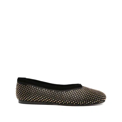Forte Forte Crystal-embellished Ballet Flats In Black