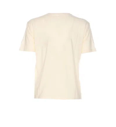 Twinset T-shirt Regular Avec Broderie Et Logo In Neutral