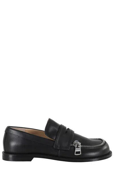 Jw Anderson J. W. Anderson Biker Moccasin In Black