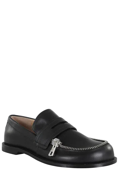 Jw Anderson J. W. Anderson Biker Moccasin In Black