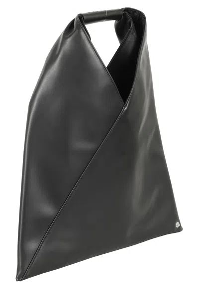 Mm6 Maison Margiela Mm6 By Maison Margiela Triangular Black Handbag With Minimalist Design In Black