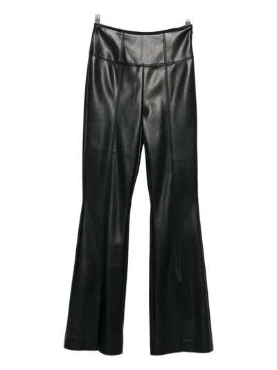 Twinset Twin-set High-waisted Flared Pants In Black