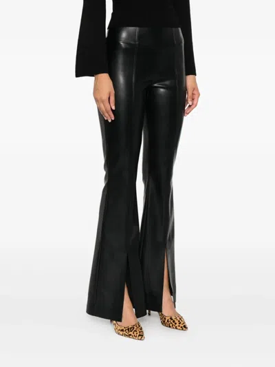 Twinset Twin-set High-waisted Flared Pants In Black