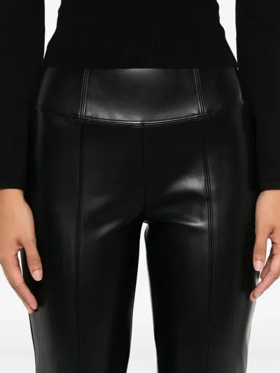 Twinset Twin-set High-waisted Flared Pants In Black