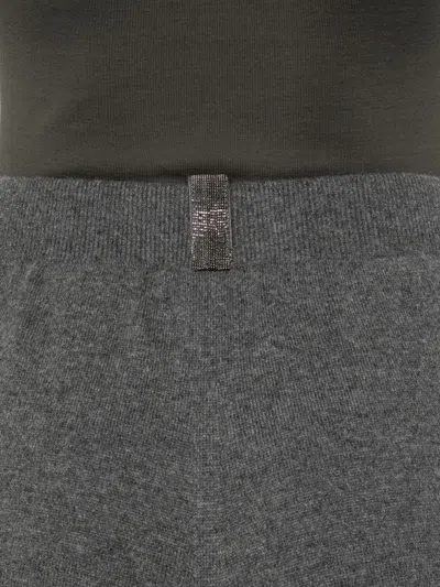 Fabiana Filippi Wool, Silk And Cashmere Pants In Gray