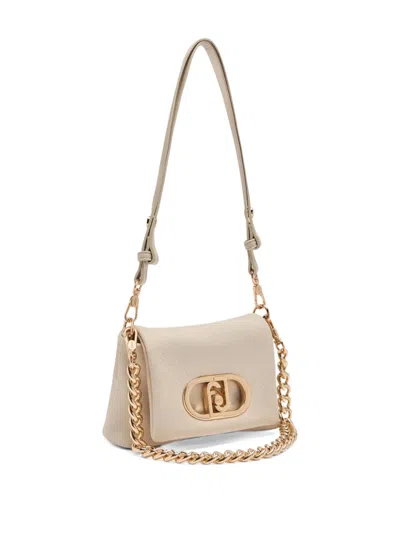 Liu •jo Small Lapuffy Bag In Neutral
