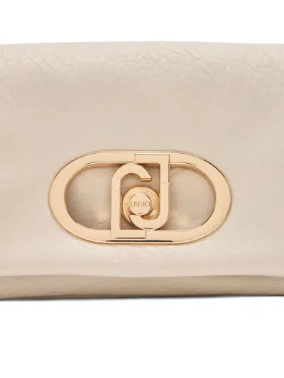 Liu •jo Small Lapuffy Bag In Neutral